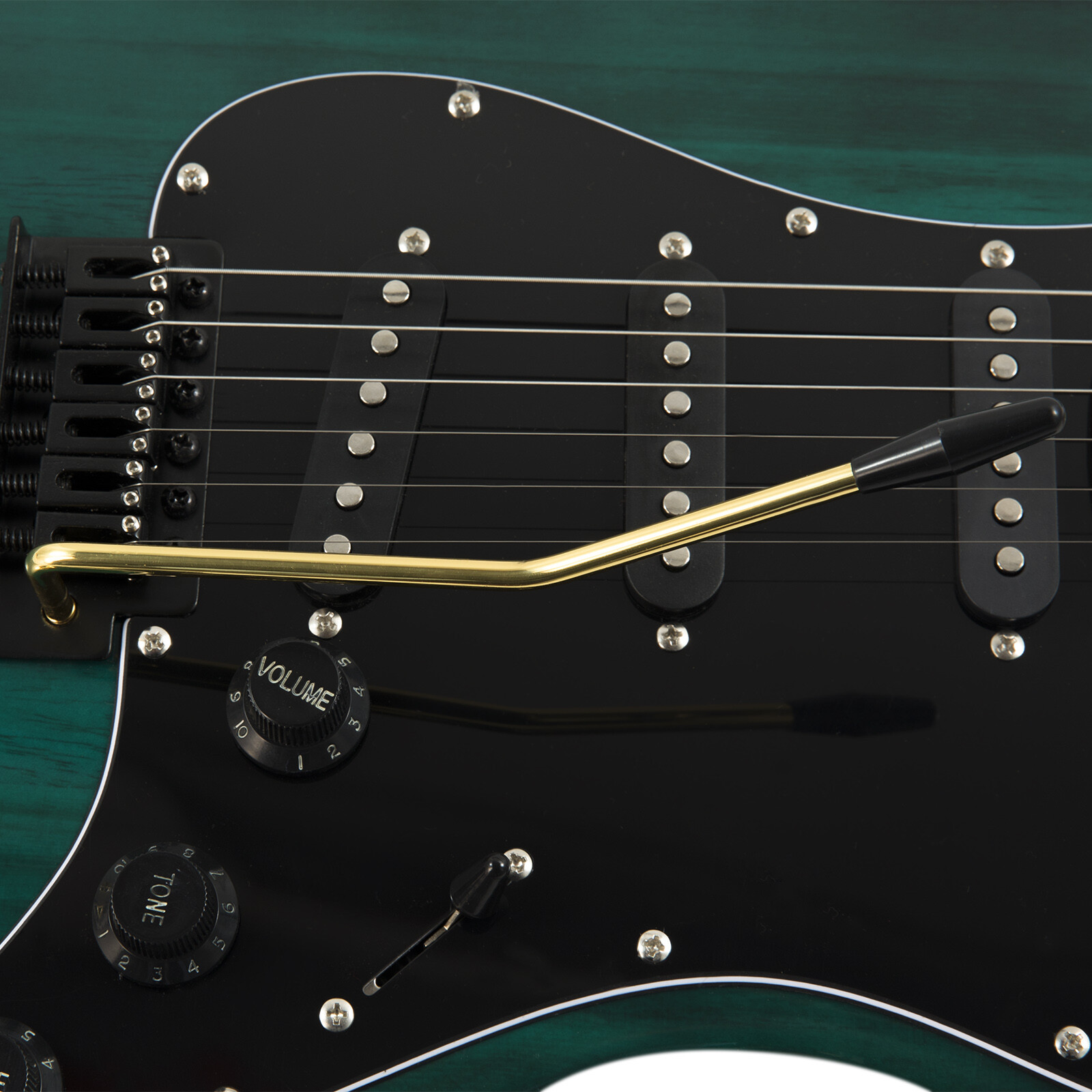 MUSTAR Green 39″ Electric Guitar 6 String for Beginner with 25W AMP+Bag Pack Kit