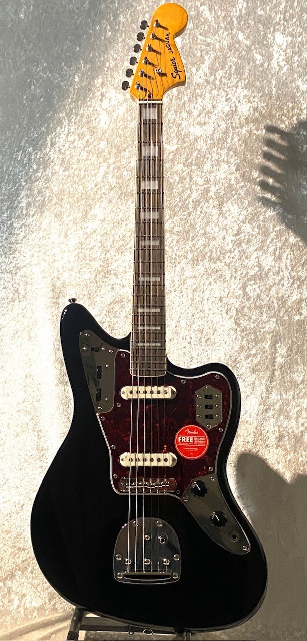 Squier by Fender Classic Vibe ’70s Jaguar -Black- #ICSC26019672 4.07kg Short Sca