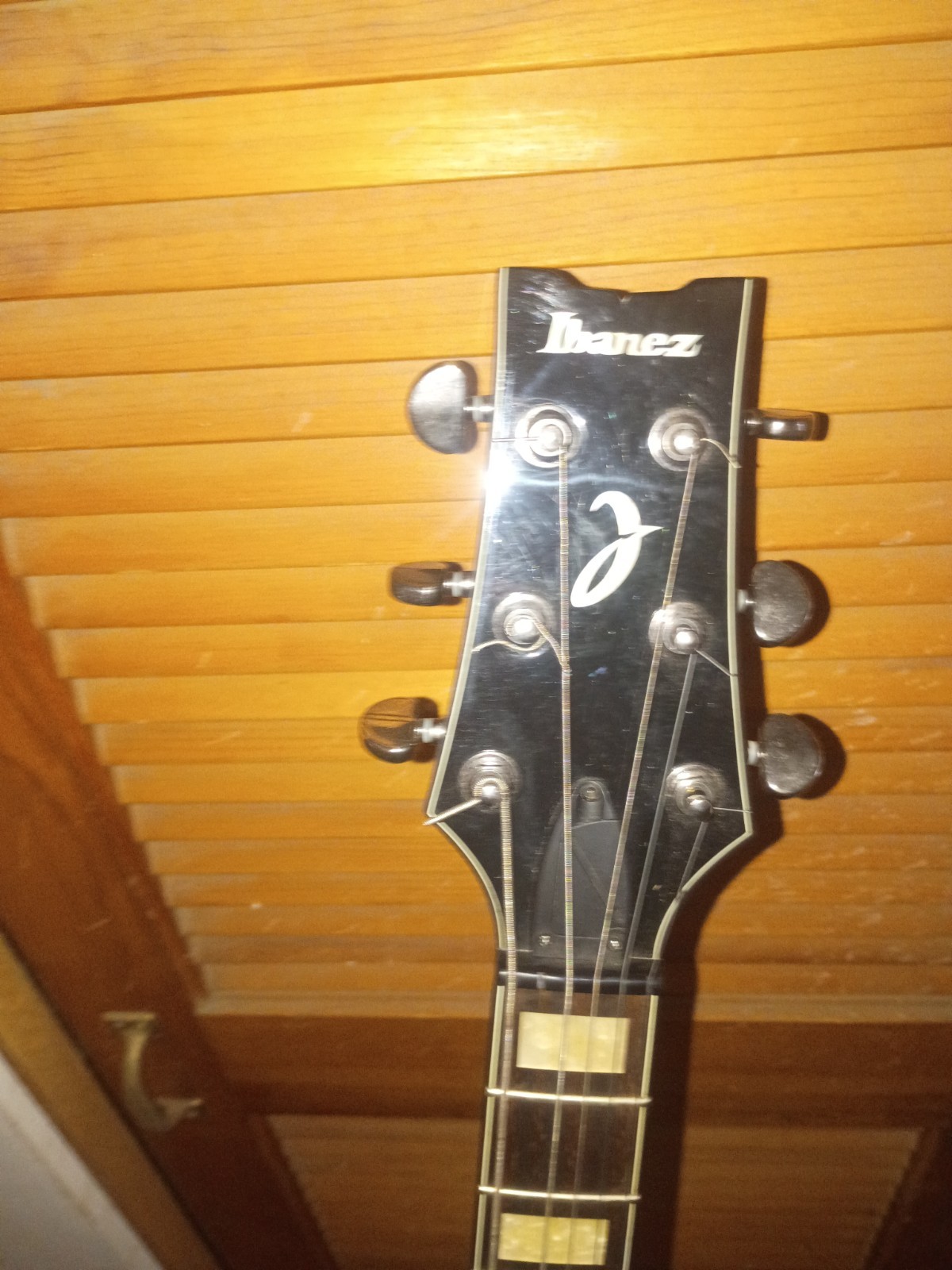 Ibanez N427 Single Cutaway 6 String Electric Guitar Black/Silver