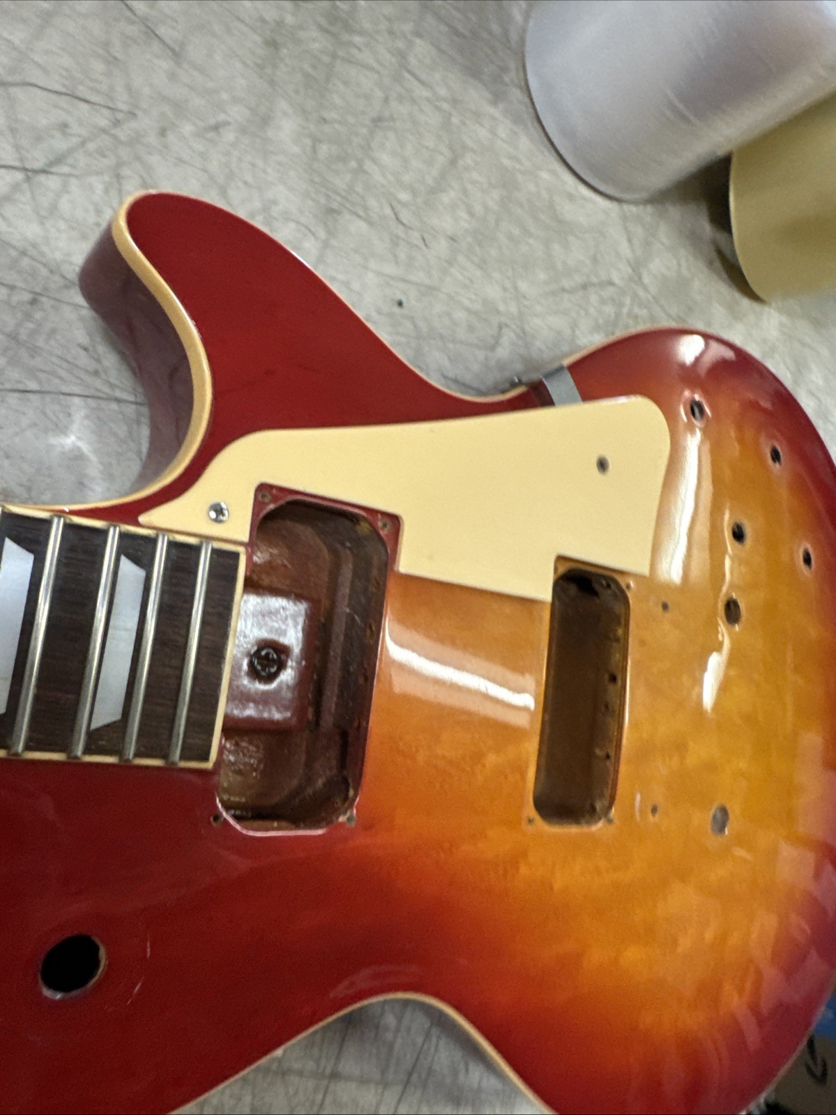 1970 Aria Pro II LS500-CH LP Style Electric Guitar MIJ Japan Husk Restore Build
