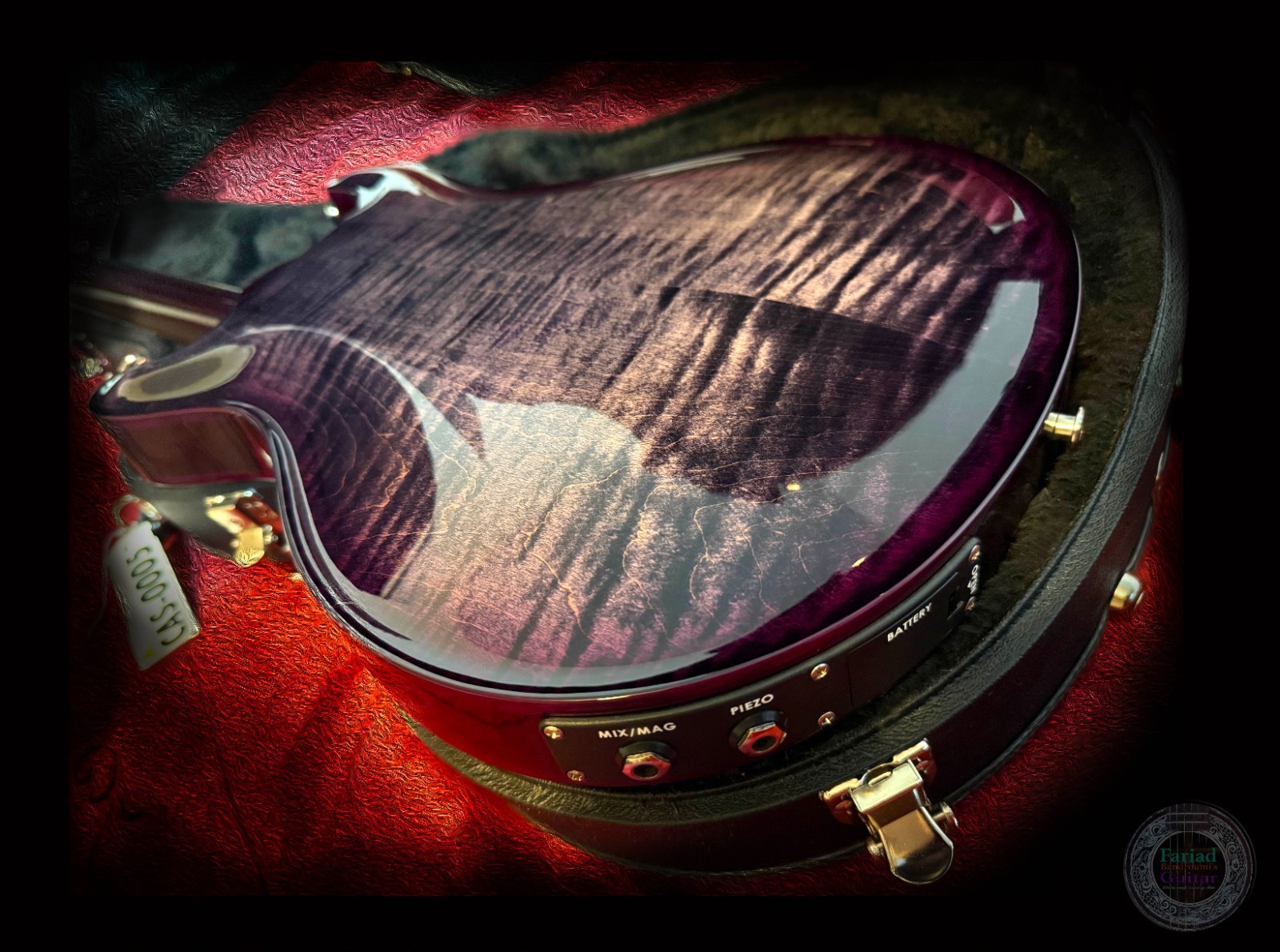 PRS Hollowbody II Piezo Hollow Body, Custom Purple Mist Finish( “Brand New” )