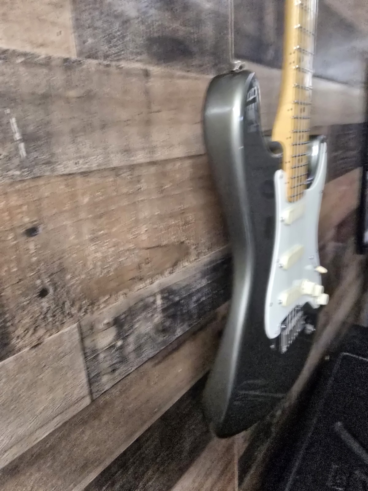 1989 Fender Stratocaster USA Strat Plus Lace Sensor E9 Serial Pewter W/ OHSC