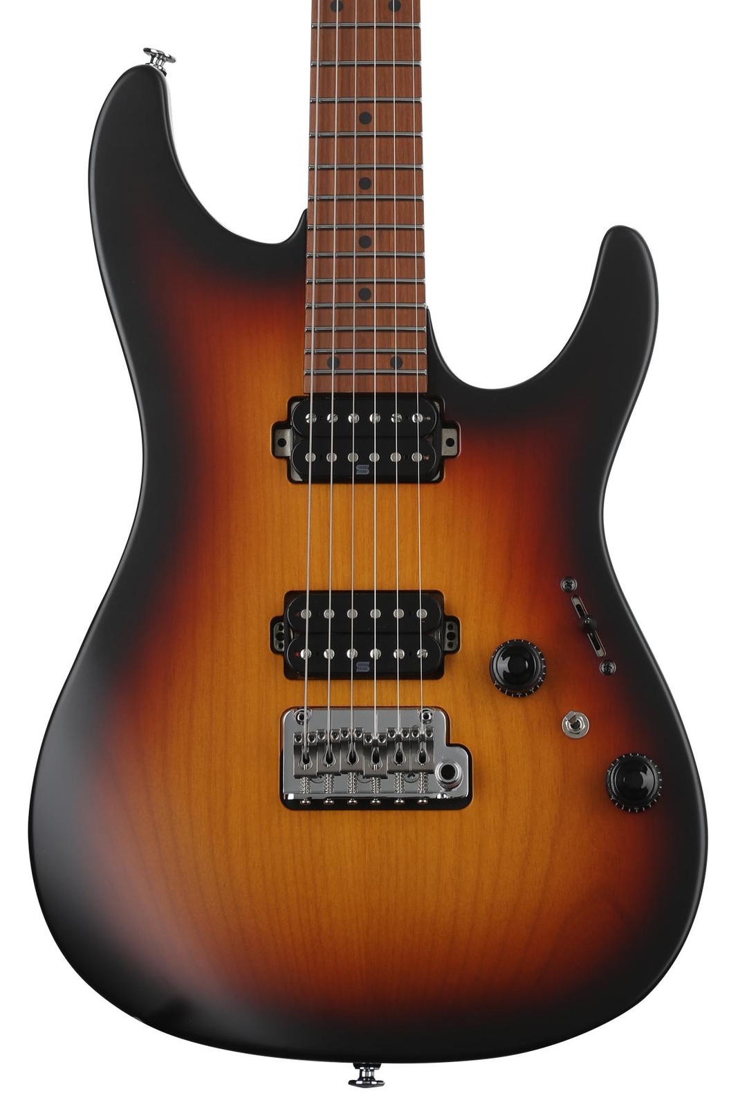 Ibanez Prestige AZ2402 Electric Guitar – Tri Burst Fade Flat