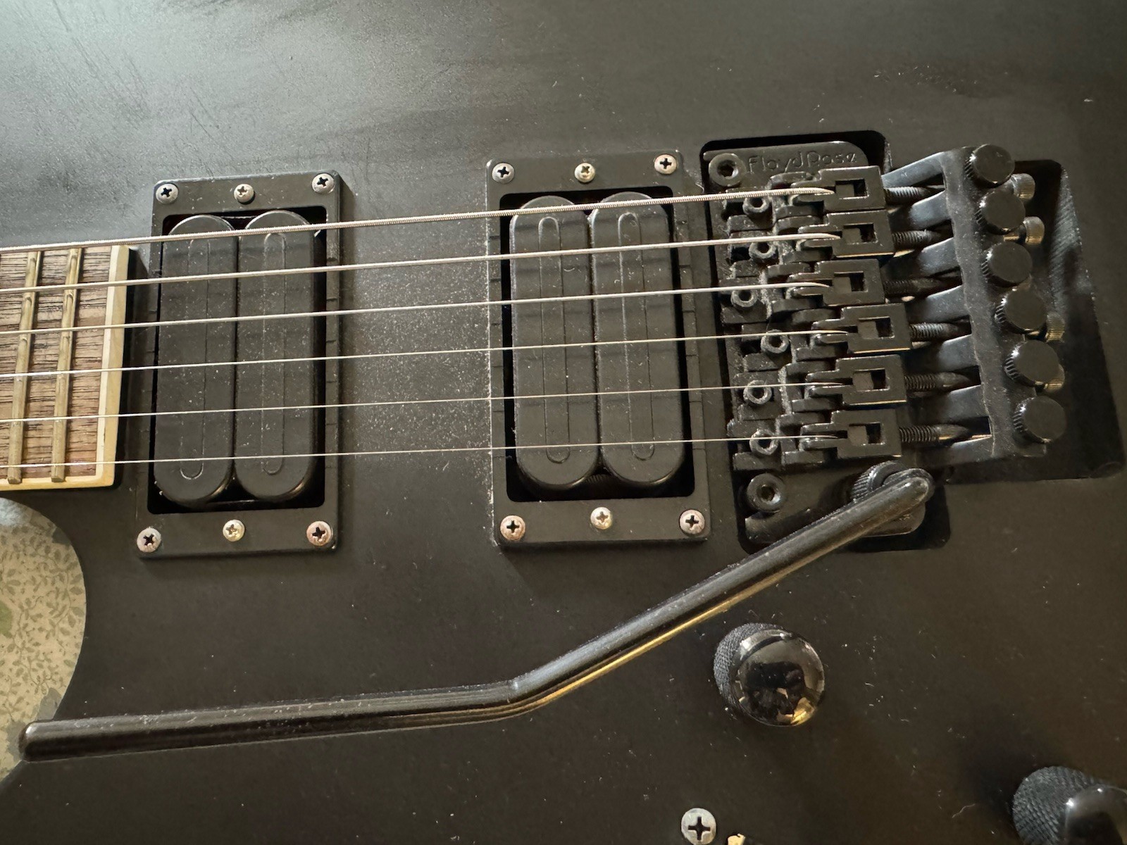 Jackson Soloist SLX ElectricGuitar -SatinBlack -LeftHanded -w/ case and UPGRADES