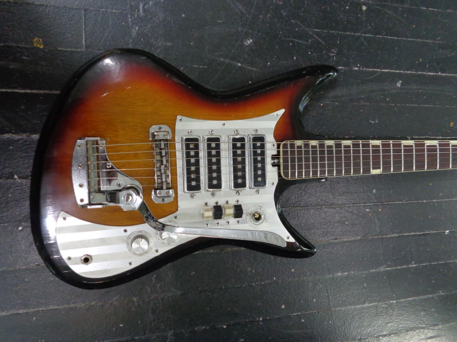 Vintage 1960s Teisco Del Rey ET-460 / ET-312 / K-3L