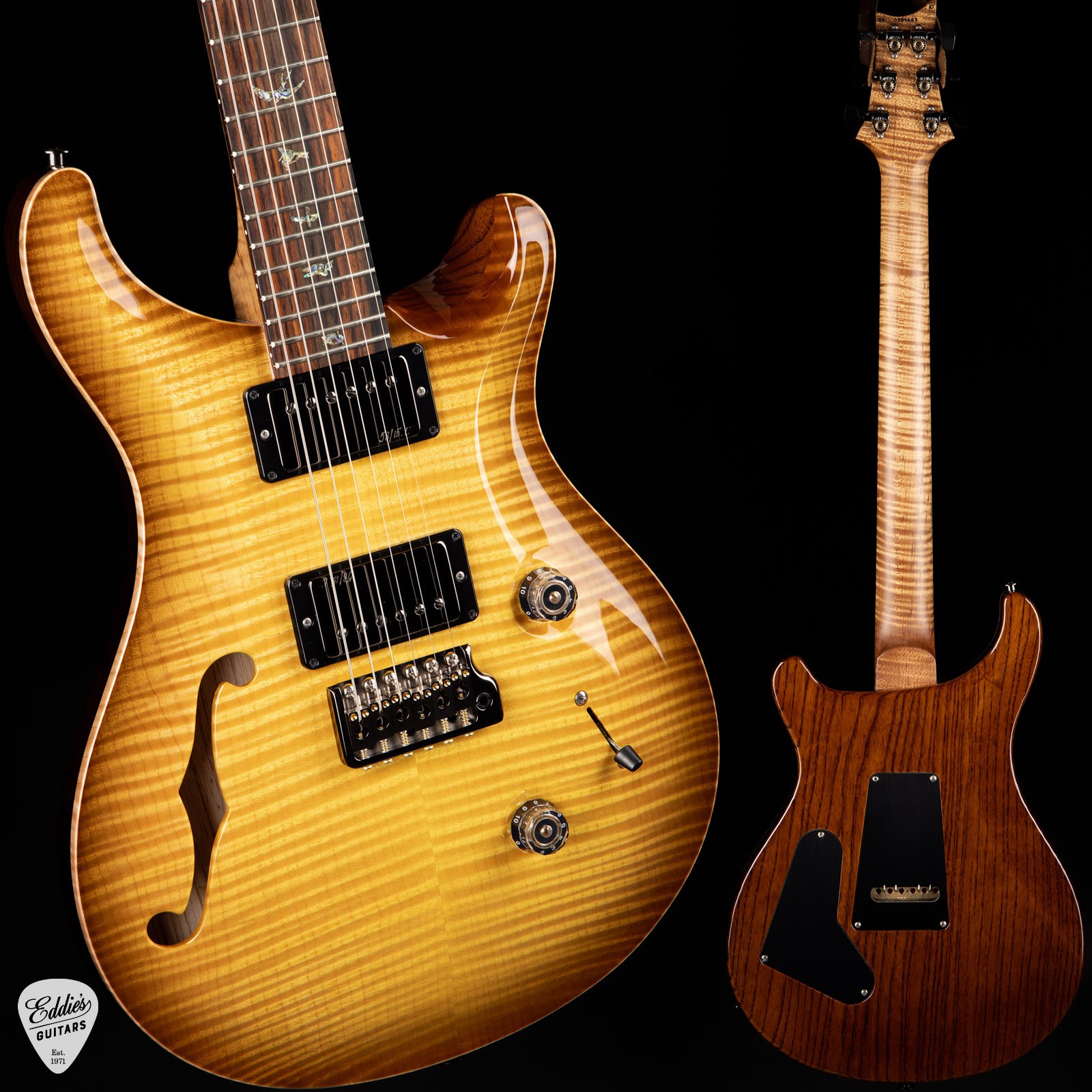 PRS EG Wood Library Custom 24 Semi-Hollow Swamp Ash