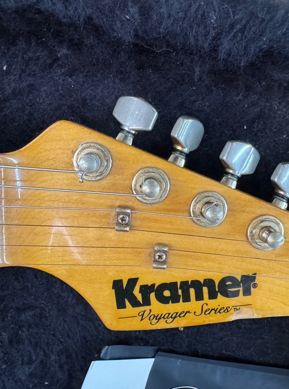 1982 Kramer Voyager Electric Guitar w/ Original Case, Strap, Low Serial #