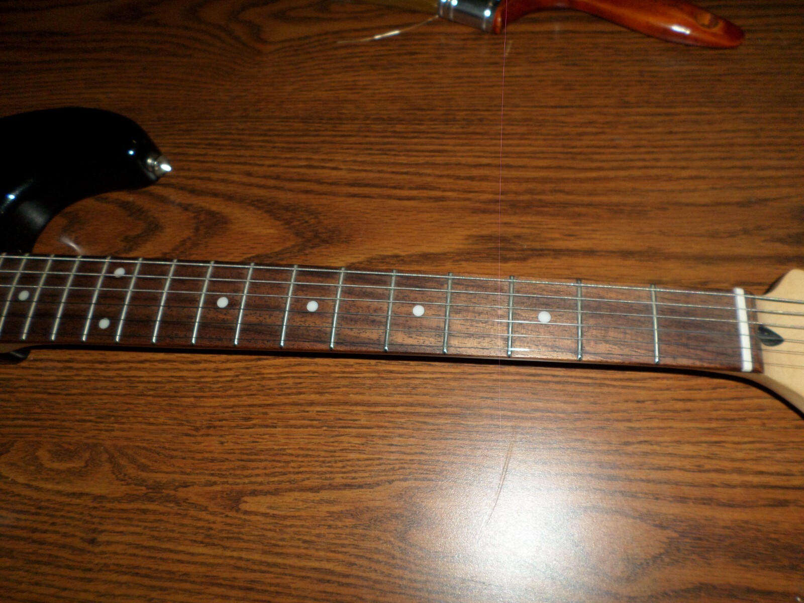 Awesome Black Fender Starcaster Electric Guitar Crafted in Indonesia
