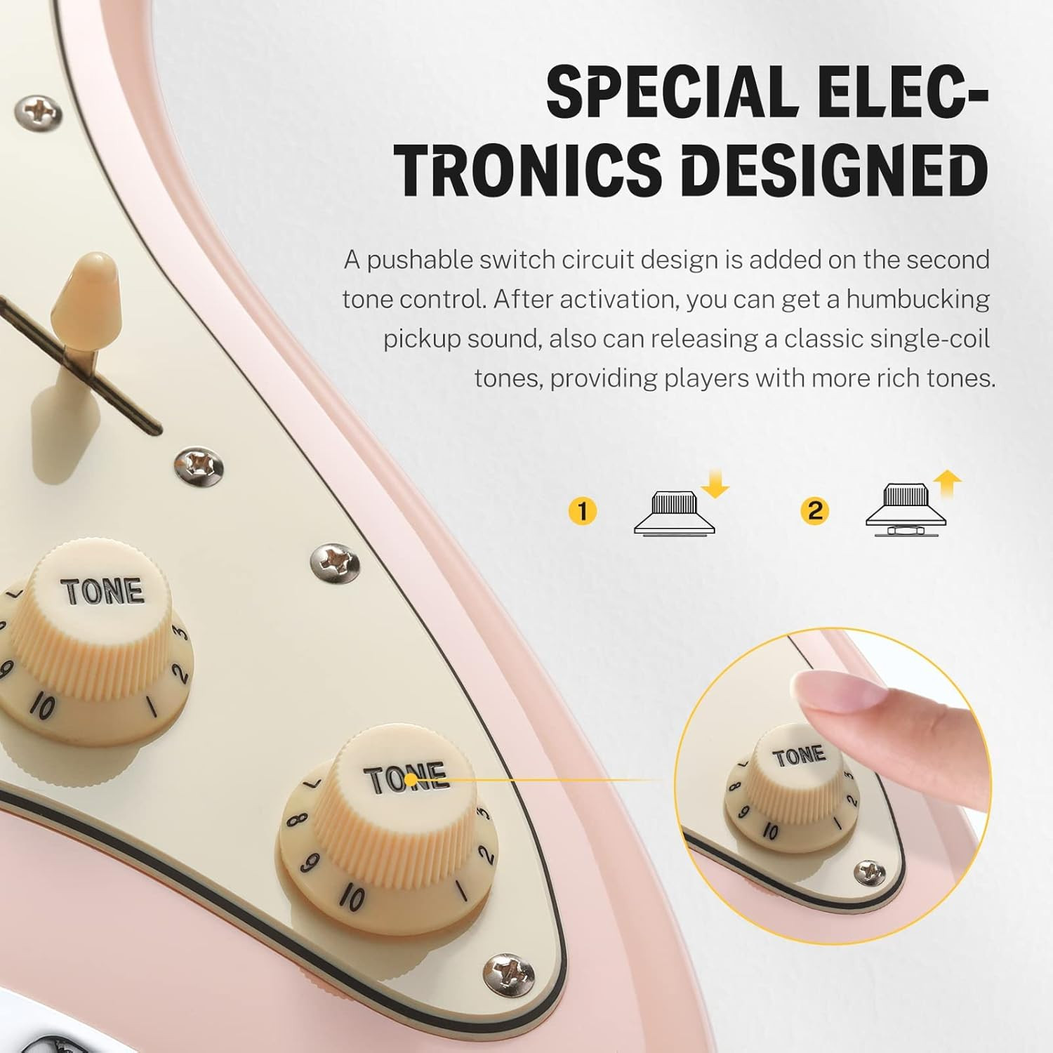 39 Inch Electric Guitar, Designer Series DST-200 Stylish Solid Body Electric Gui
