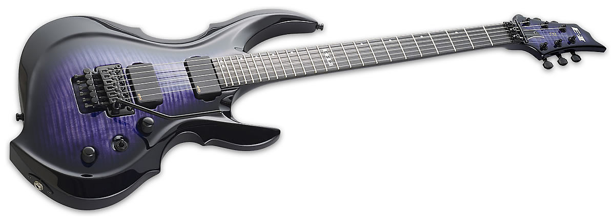 ESP E-II FRX FM Reindeer Blue RDB Electric Guitar B-Stock + Hardshell Case MIJ