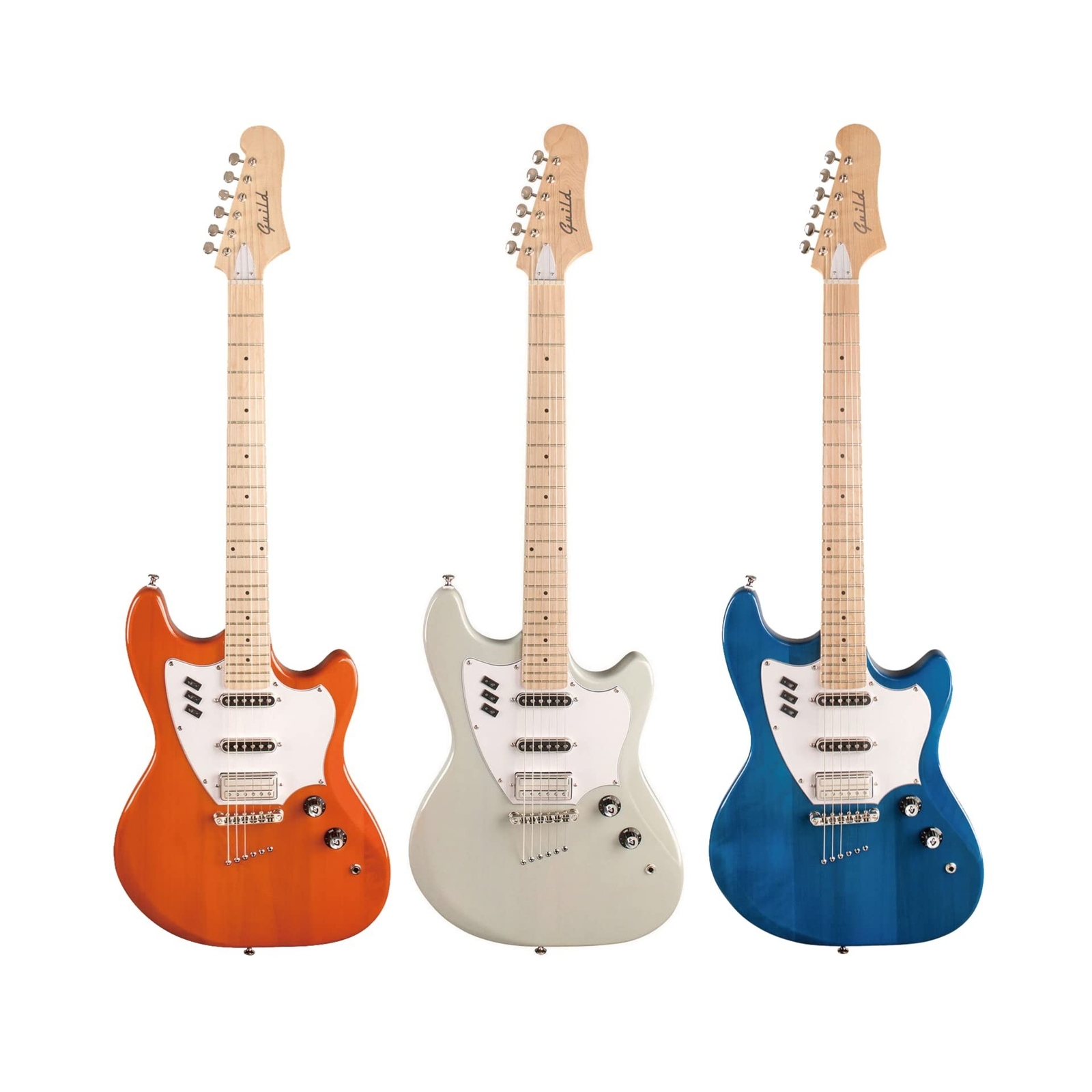 Guild Surfliner Solidbody Electric Guitar – Sunset Orange
