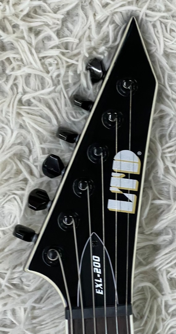 ESP LTD EX-Series EXL-200 Electric Guitar – Black with Rosewood Fingerboard