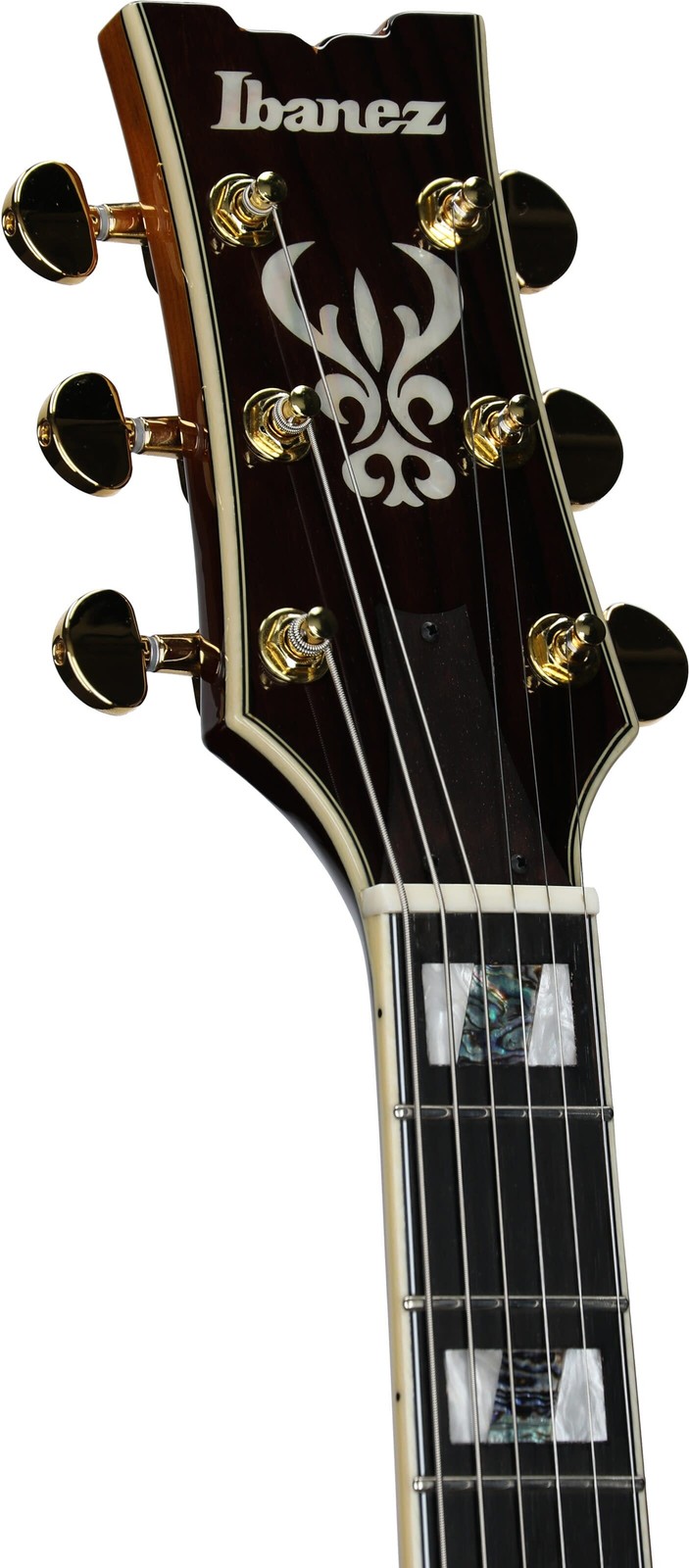 Ibanez AM153FM Artstar Semi-Hollow Electric Guitar, Ebony, Antique Tobacco Burst