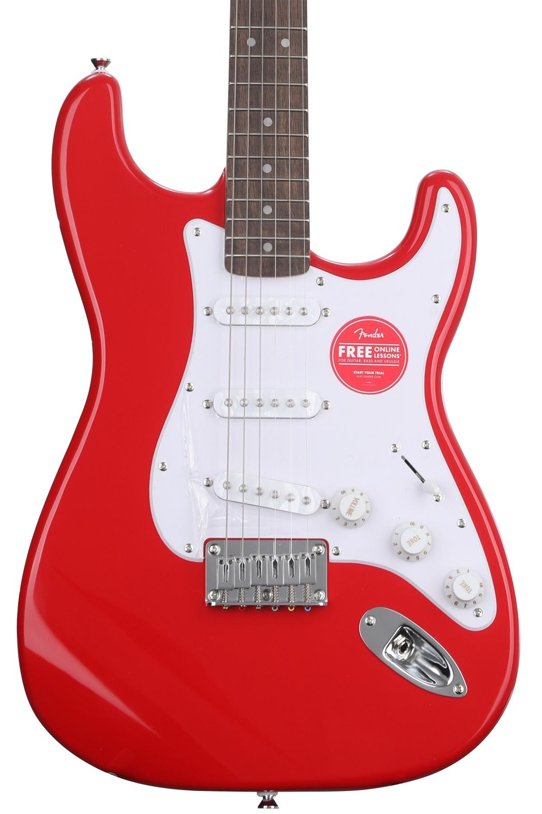 Squier Sonic Stratocaster HT Electric Guitar – Torino Red