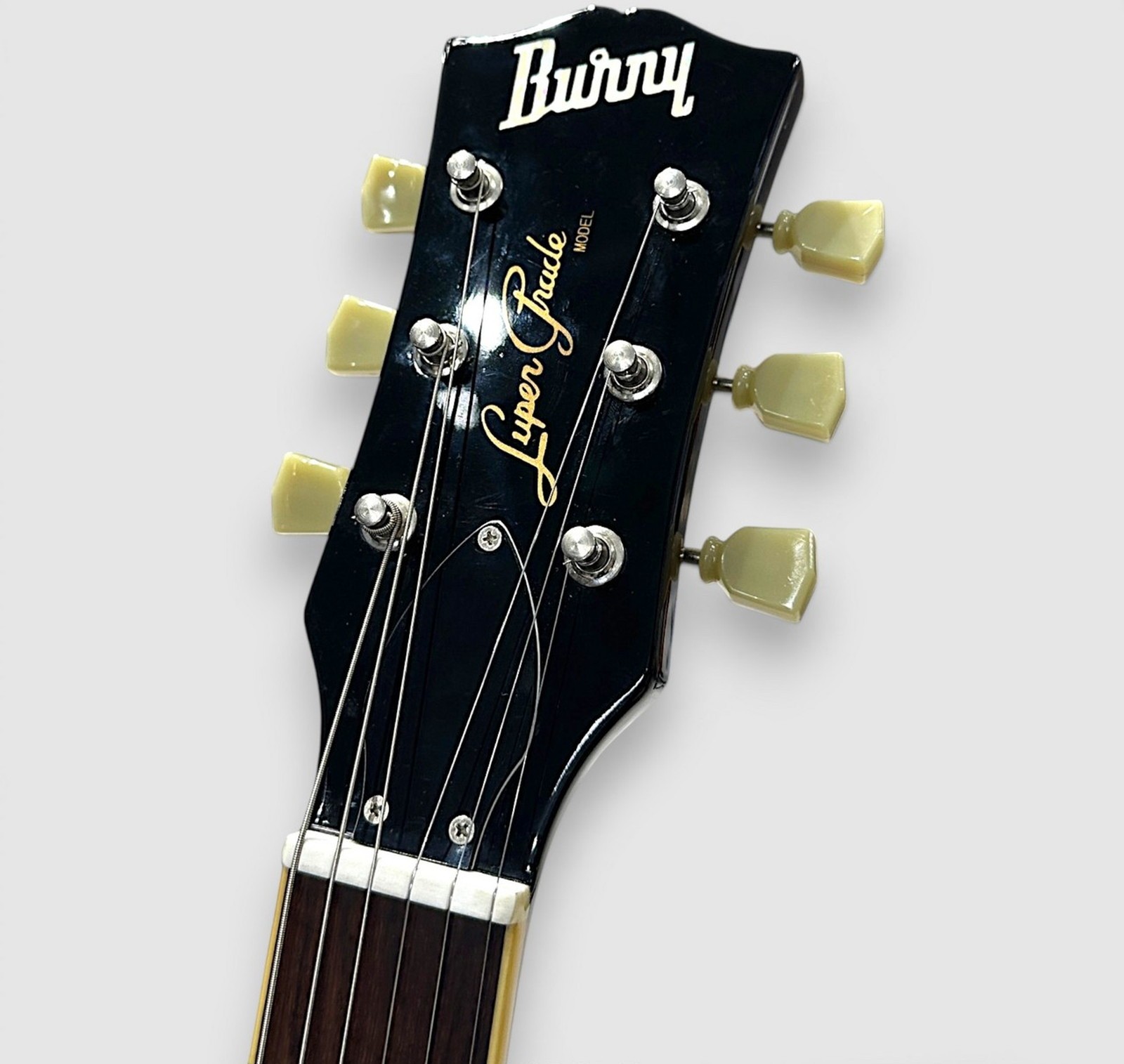 Burny RLG-55 Gold Top Used Maple Top Mahogany Back Body Rosewood Fingerboard
