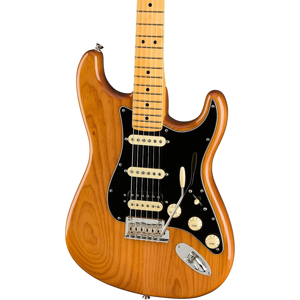 Fender American Professional II Roasted Pine Stratocaster HSS Guitar Natural