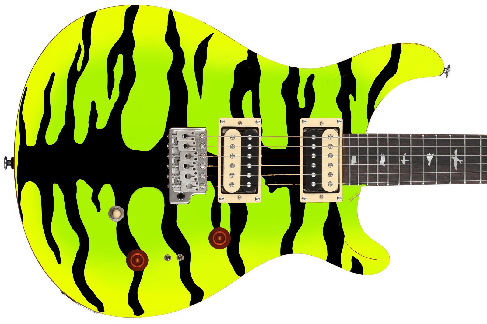 Guitar Skin Wrap Axe Reface Iconic 80’s Vivid Bengal Tiger 8 Bursts – 1222