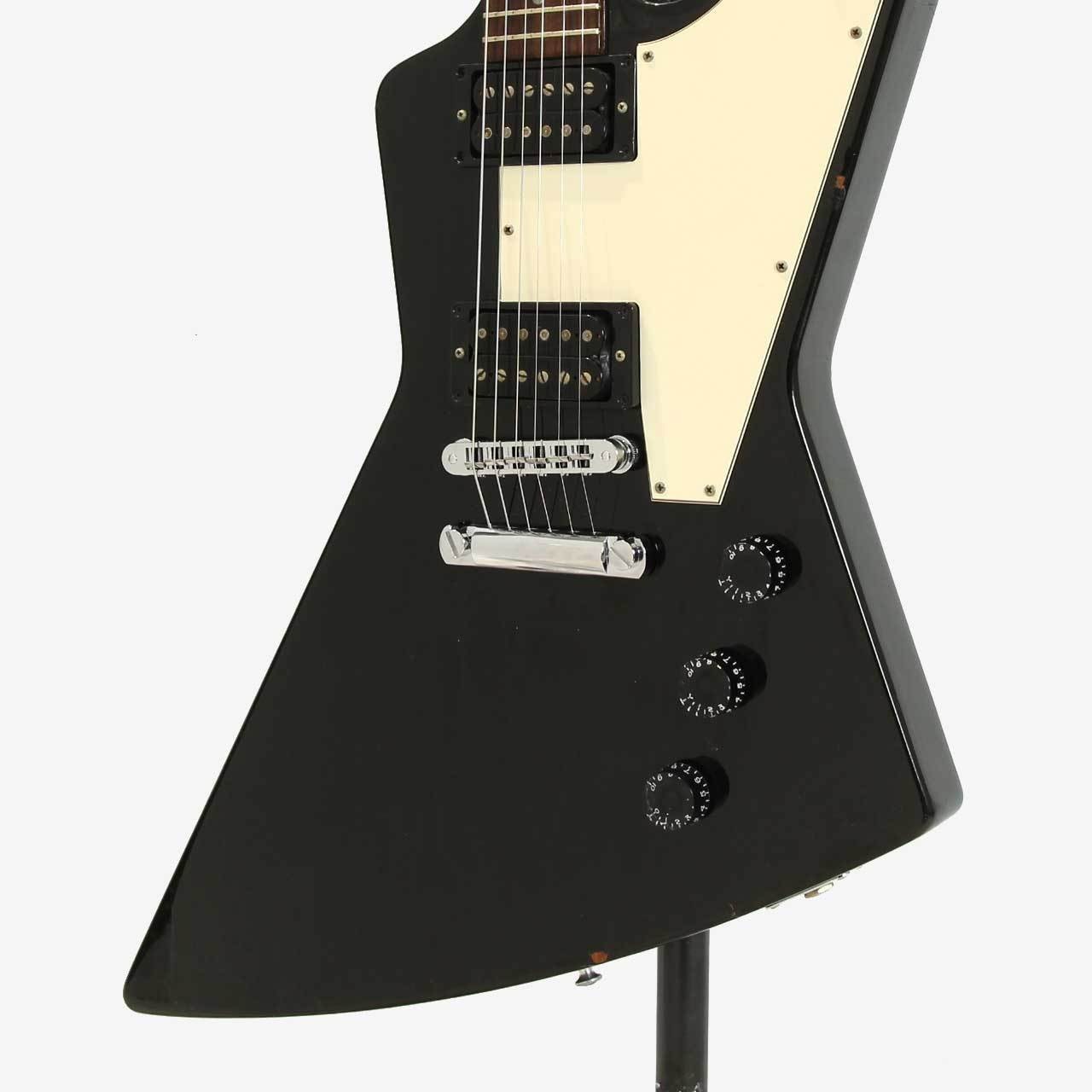 Gibson Explorer 76 Ebony 2004 496R 500T Mahogany With Hard Case USED