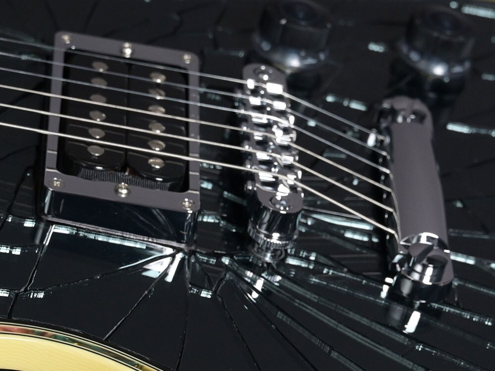 Ibanez PS3CM Paul Stanley Black Cracked Mirror