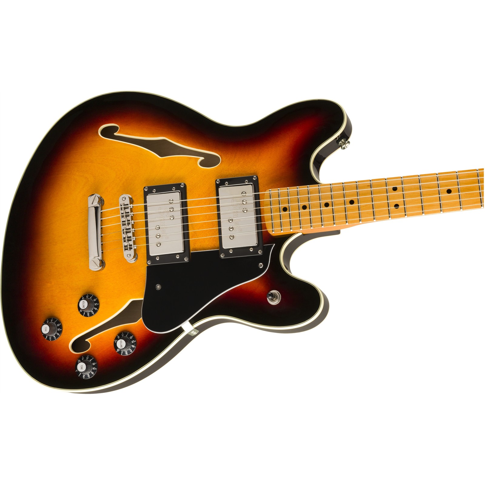 Squier Classic Vibe Starcaster Semi-Hollow Electric Guitar, Maple Fingerboard, 3