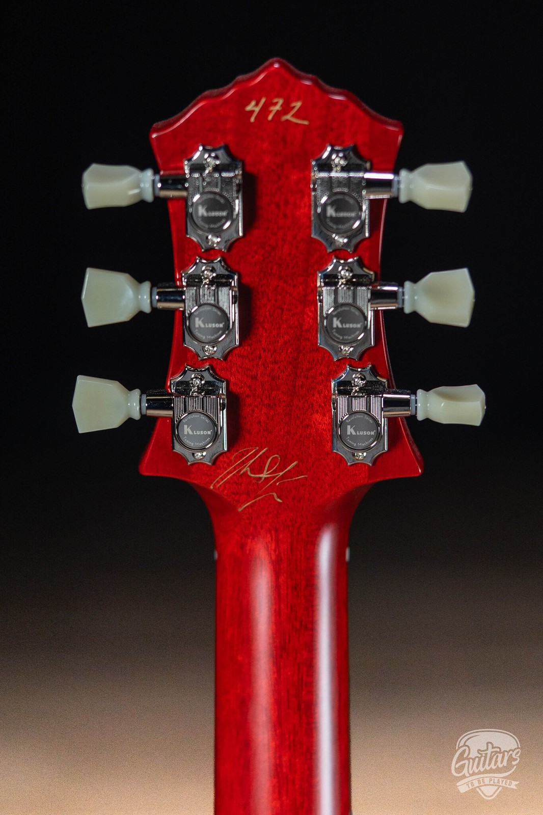 Knaggs Chena T2 Flame Top Hollowbody Guitar – CherryBurst