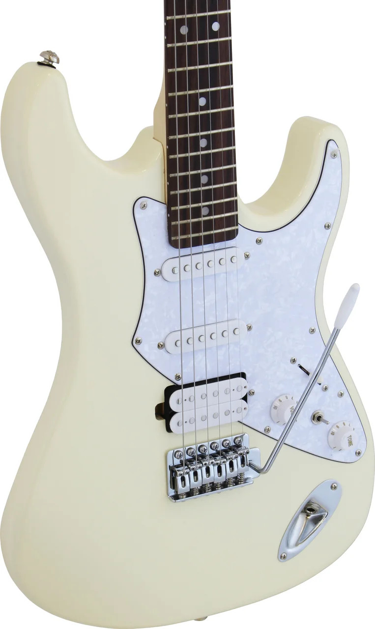 ARIA PRO II ELECTRIC GUITAR VINTAGE WHITE