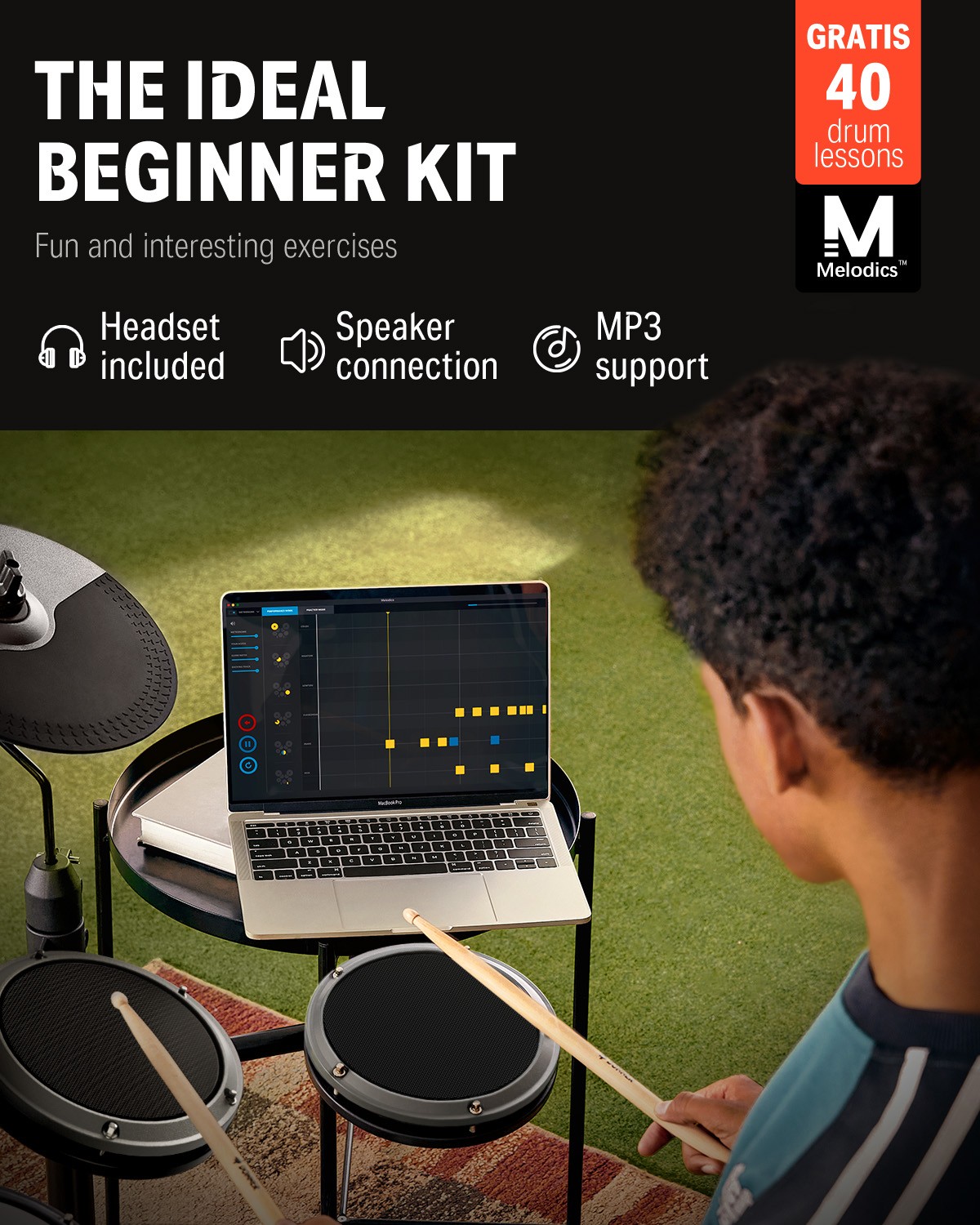 Donner DED-80 Electric Drum Set