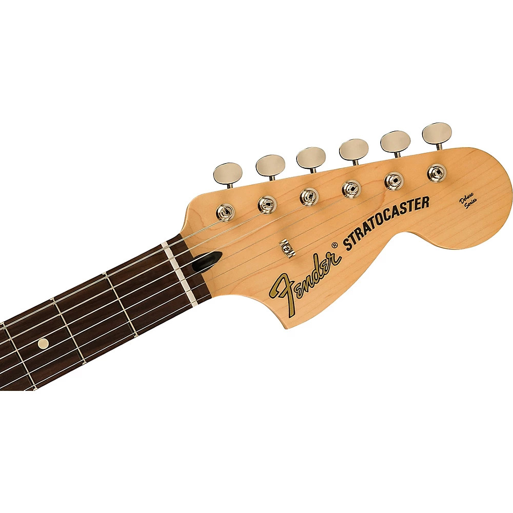 Fender Tom DeLonge Stratocaster Guitar wInvader Pickup Yellow 197881343323 RF