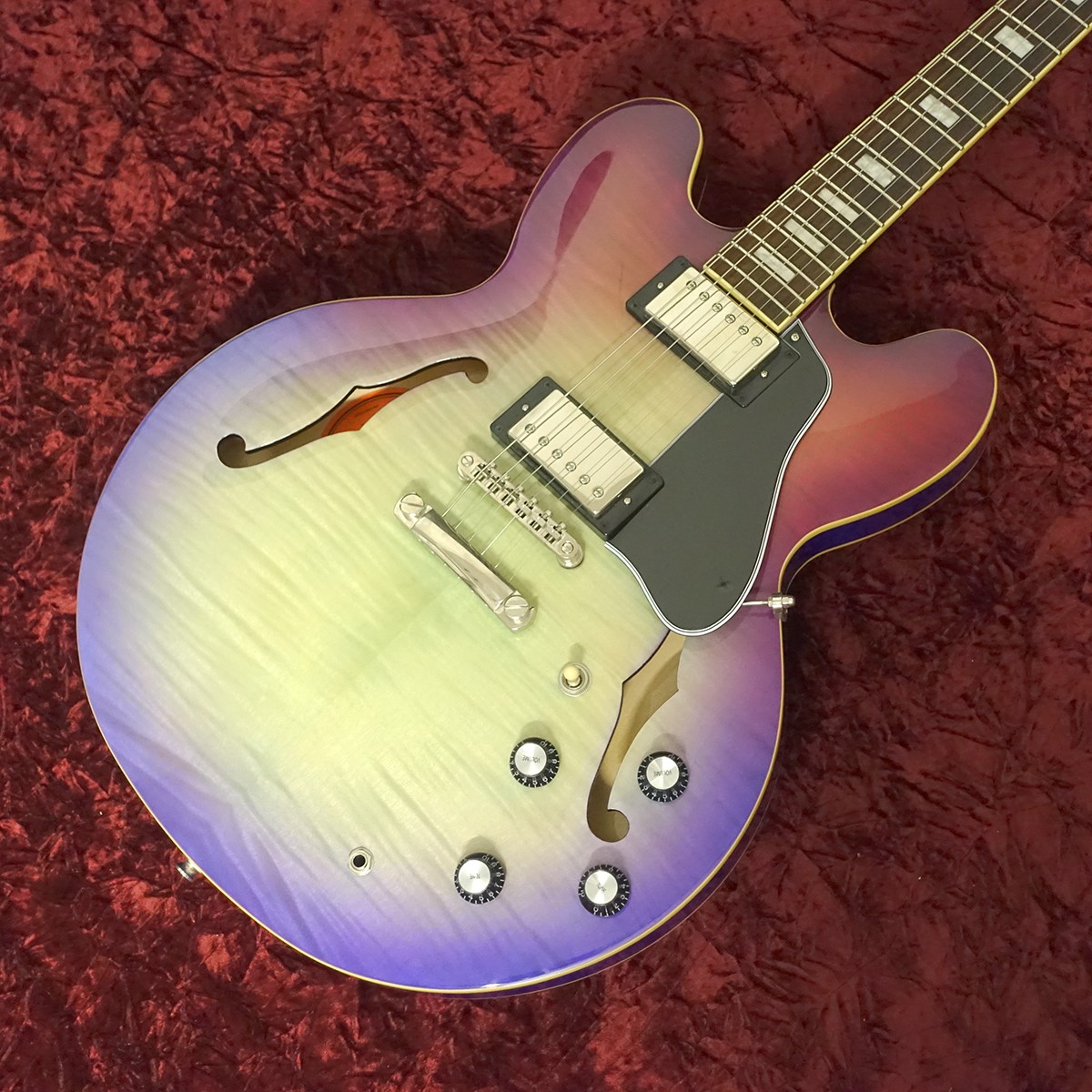 Epiphone ES-335 Figured Blueberry Burst 2024 Laminated Maple Used