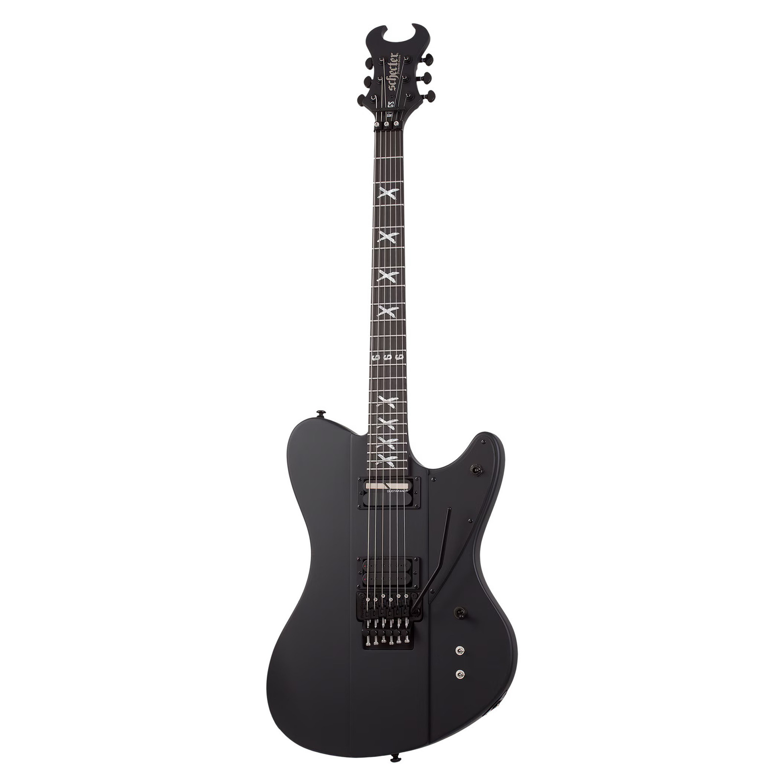 Schecter Riggs Ultra FR-S Electric Guitar – Satin Black – Open Box