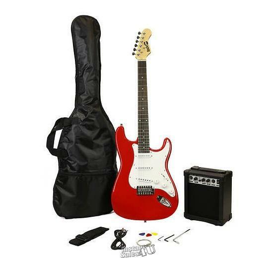 RockJam Electric Guitar Superkit Red