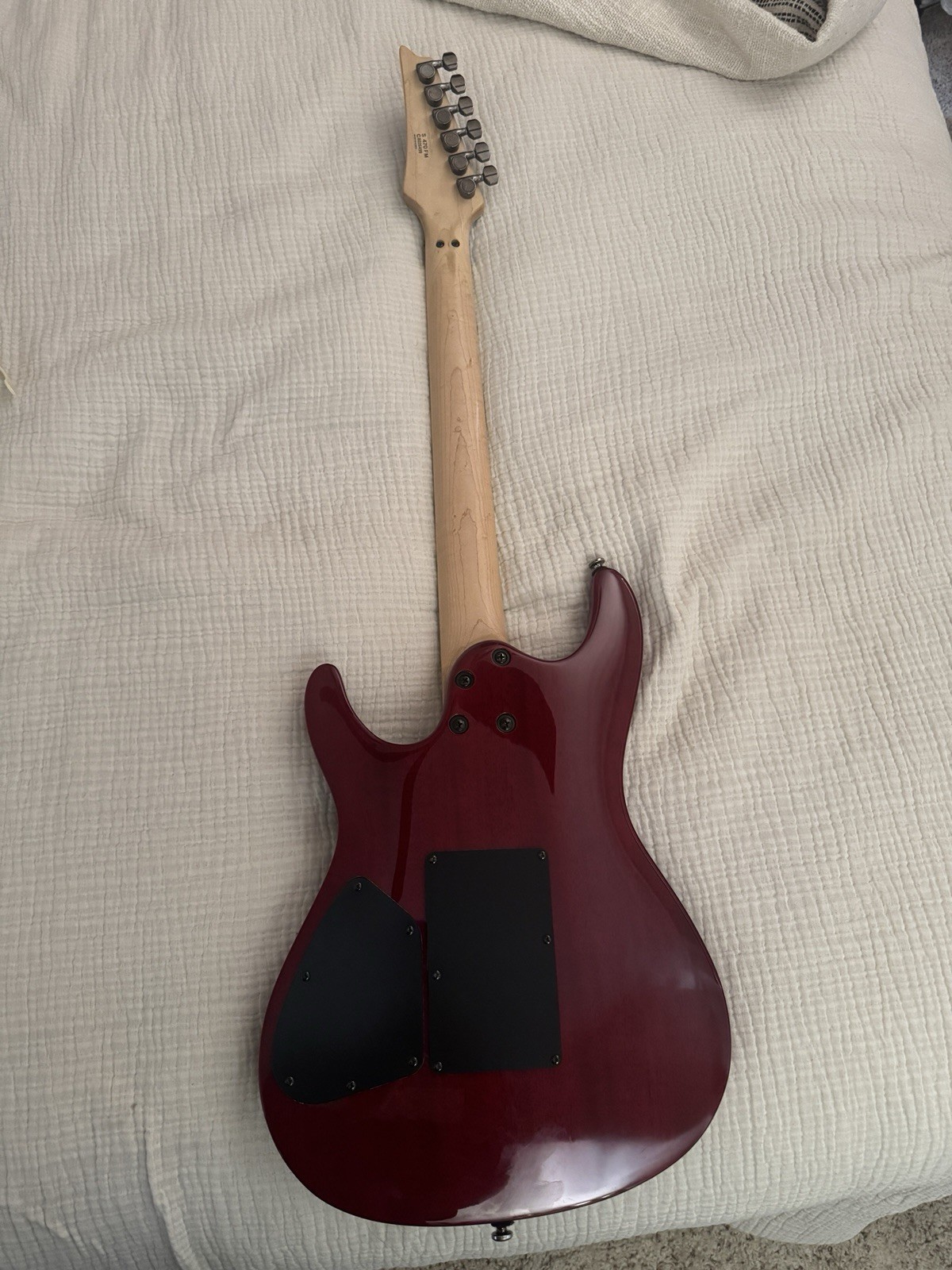 Ibanez S470FM Wine Red 1998 Made In Korea Electric Guitar