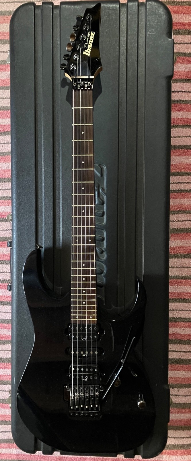 2008 Ibanez Prestige RG1570 Team J Craft Japan Guitar Mirage Blue Sparkle