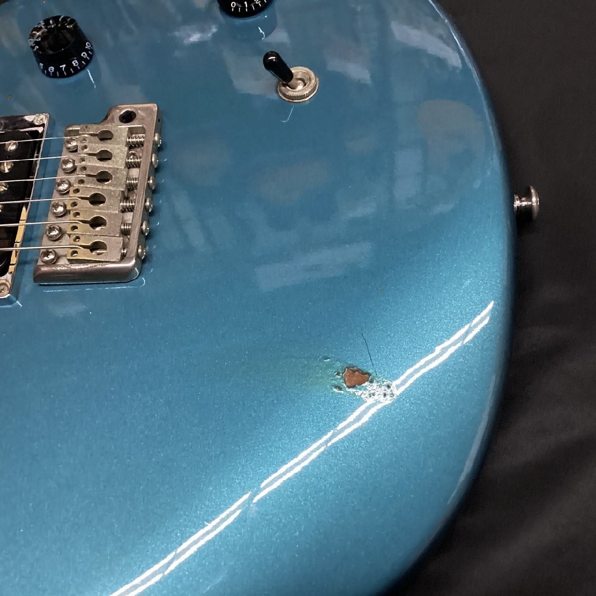 Electric Guitar PRS Paul Reed Smith SE Santana 2001-2002 Blue Made in Korea
