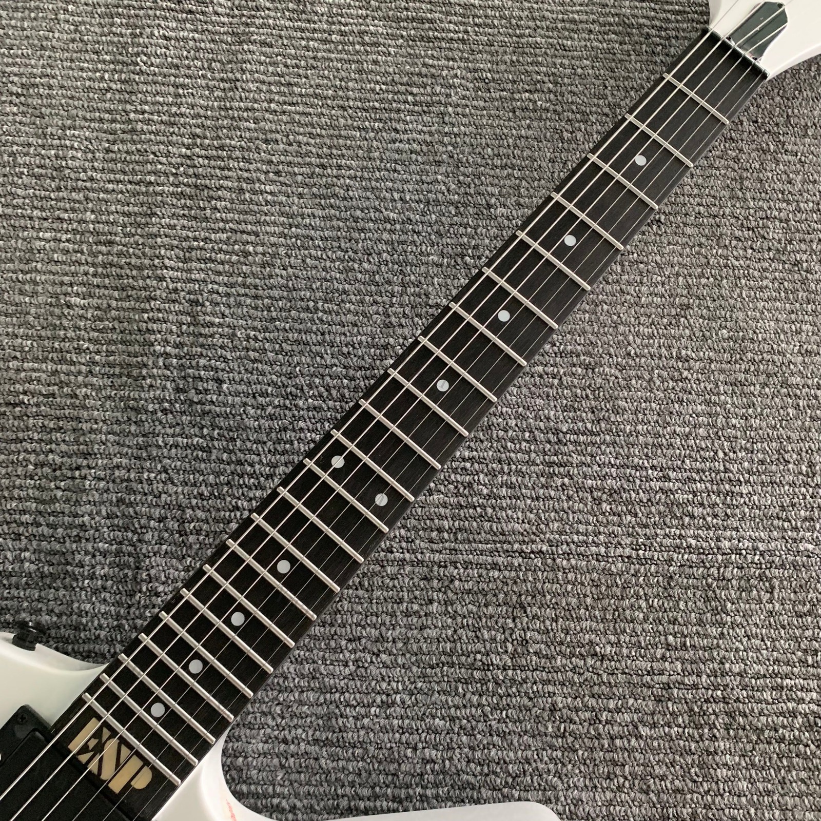 Custom EX Solid BodyElectric Guitar Stainless Rounded Fret Edge HH Pickups