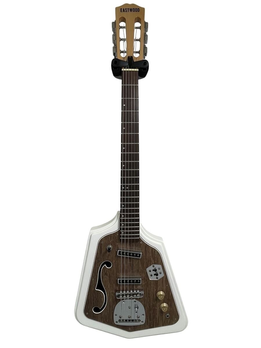 Electric Guitar Eastwood California Rebel 2010s White Chambered Mahogany Korea