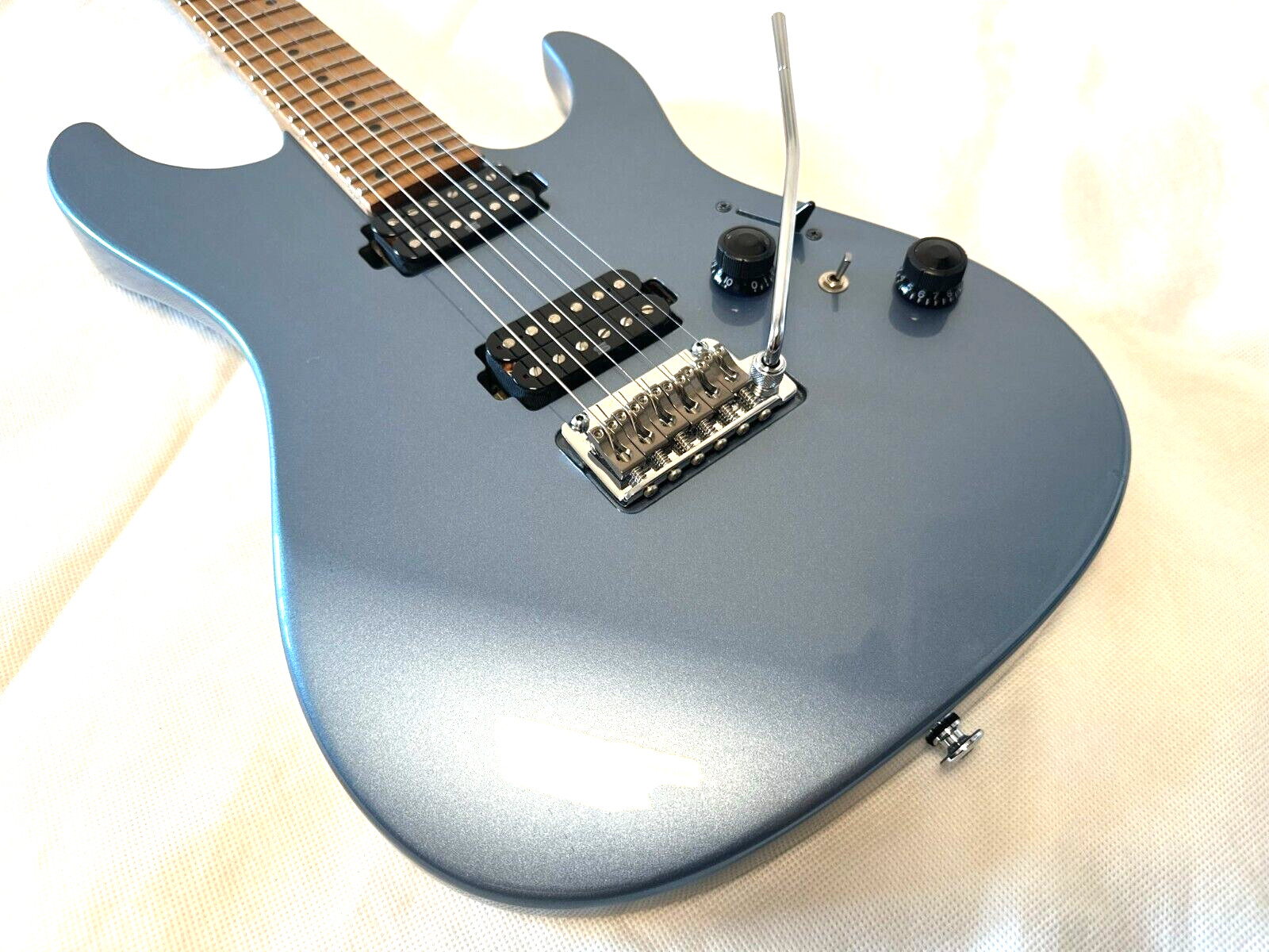 Ibanez Prestige AZ2402 Guitar Ice Blue Metallic Made in Japan
