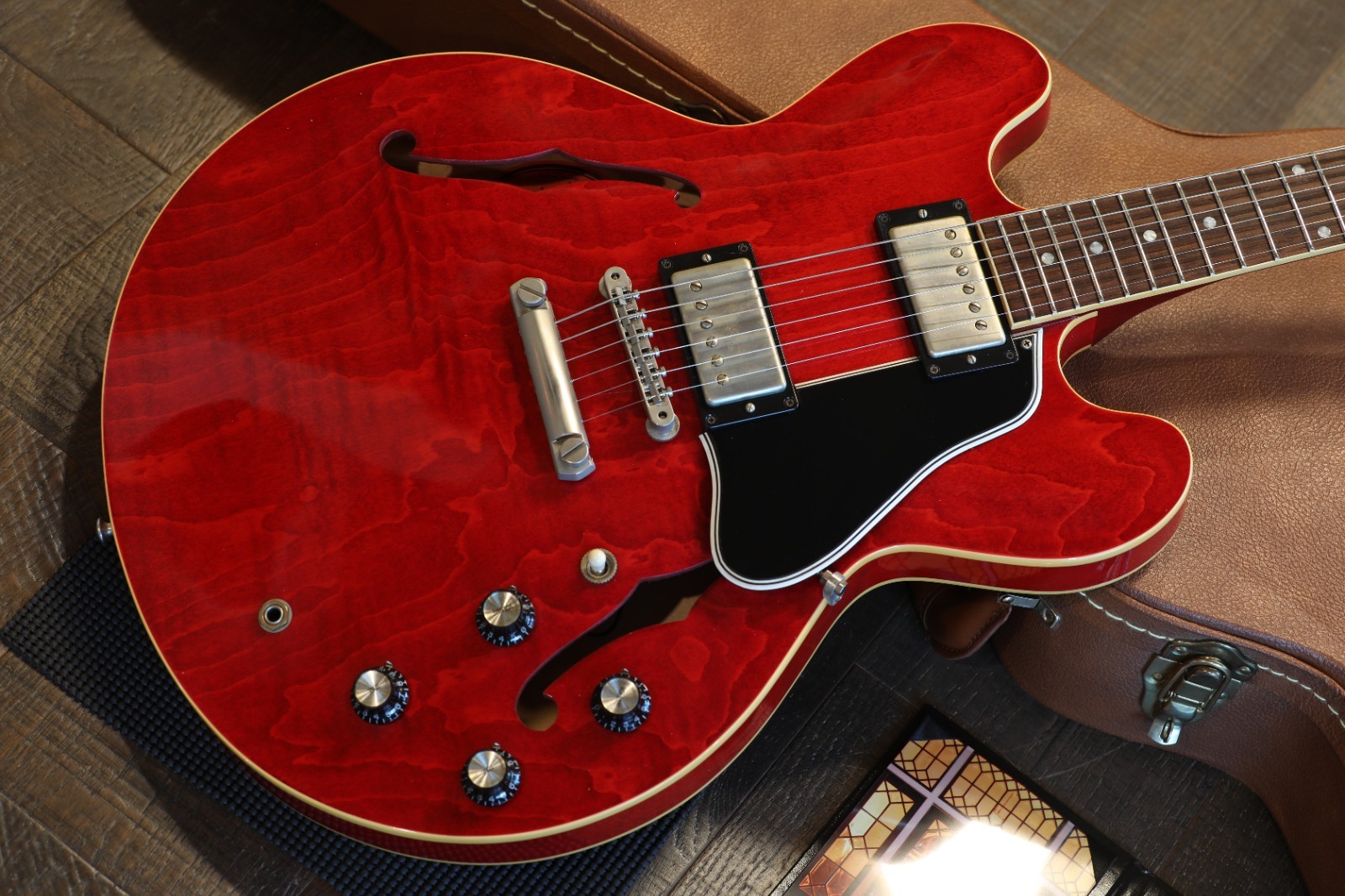 Minty! 2016 Gibson ’61 Warren Haynes ES-335 Guitar Figured Cherry + COA OHSC