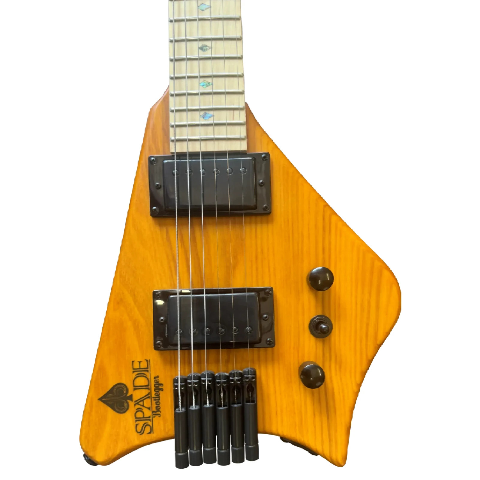Bootlegger Guitar Gibson Spade Short Scale Matte Electric Guitar With Hard Case