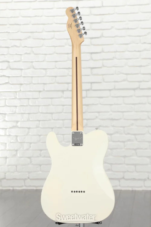 Squier Affinity Series Telecaster Electric Guitar – Olympic White with Laurel