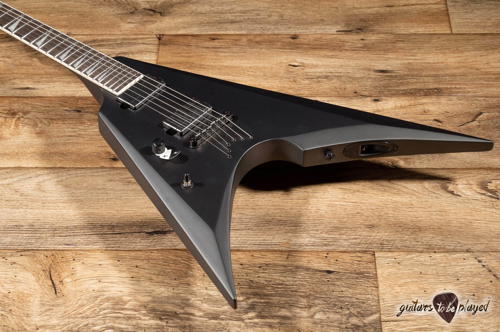 ESP LTD ARROW-1000NT LH Left-Handed Guitar – Charcoal Metallic Satin