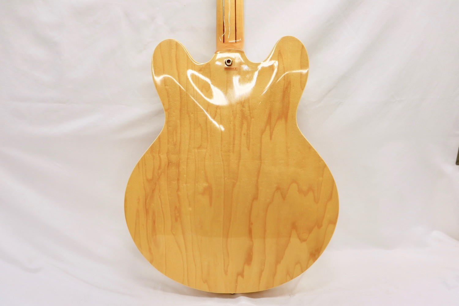 1994 EPIPHONE Sheraton II Antique Natural Korea Samick Semi-Hollow Guitar OHSC