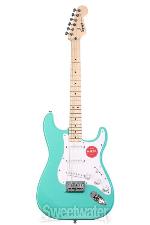 Squier Sonic Stratocaster HT Electric Guitar – Sea Foam Green