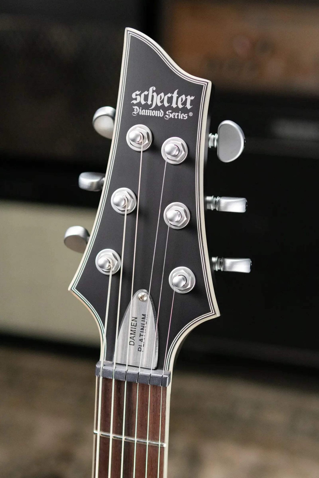 Schecter Damien Platinum-6 Electric Guitar – Satin Black
