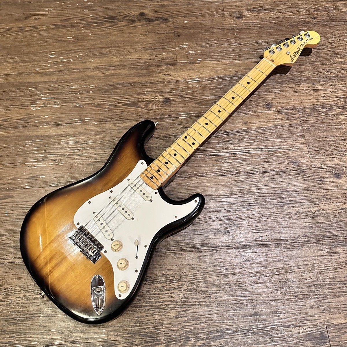 Ariaproii St-500 1977 Made Stagecaster Tobacco Brown Matsumoku Electric Guitar A