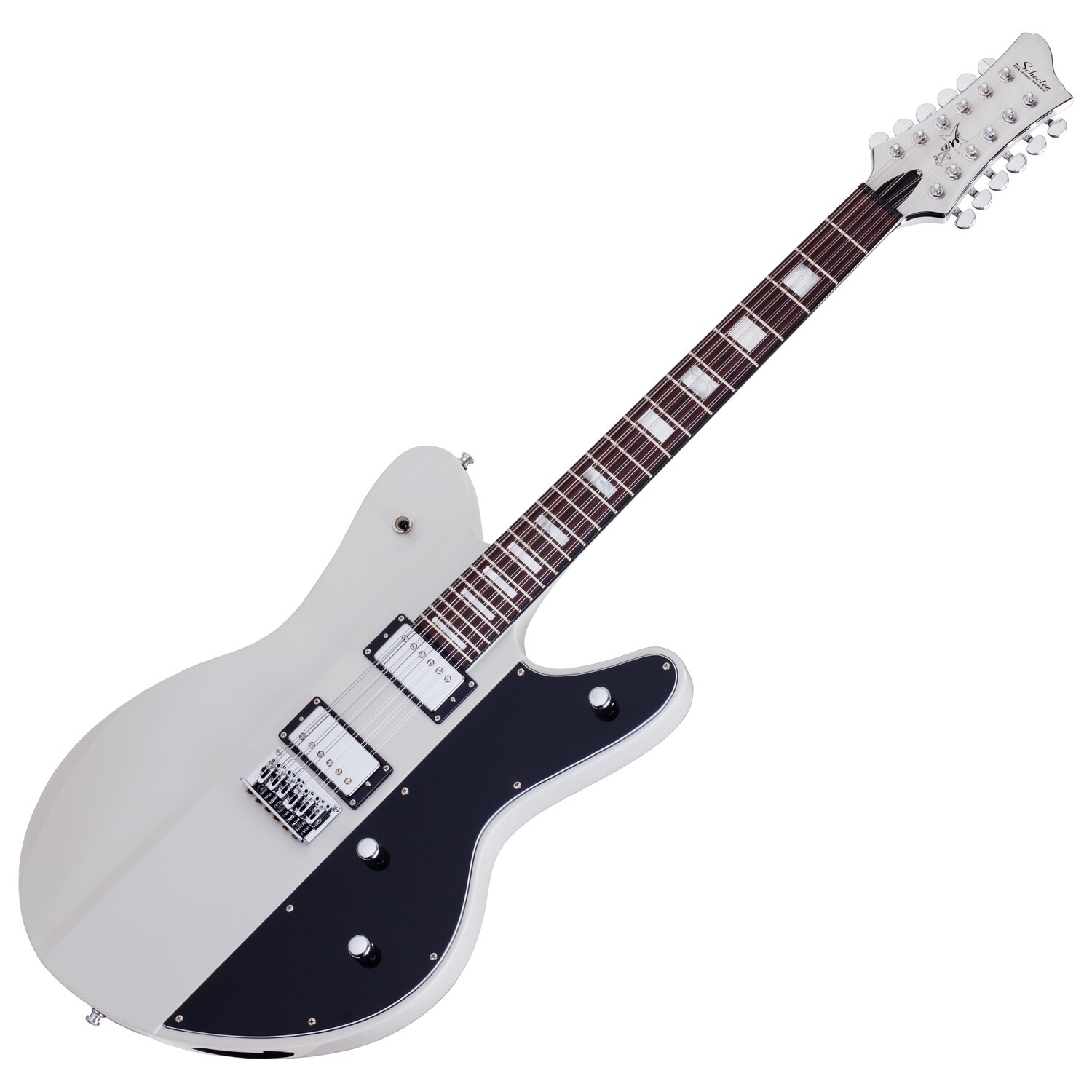 Schecter Robert Smith UltraCure XII guitar in Vintage White