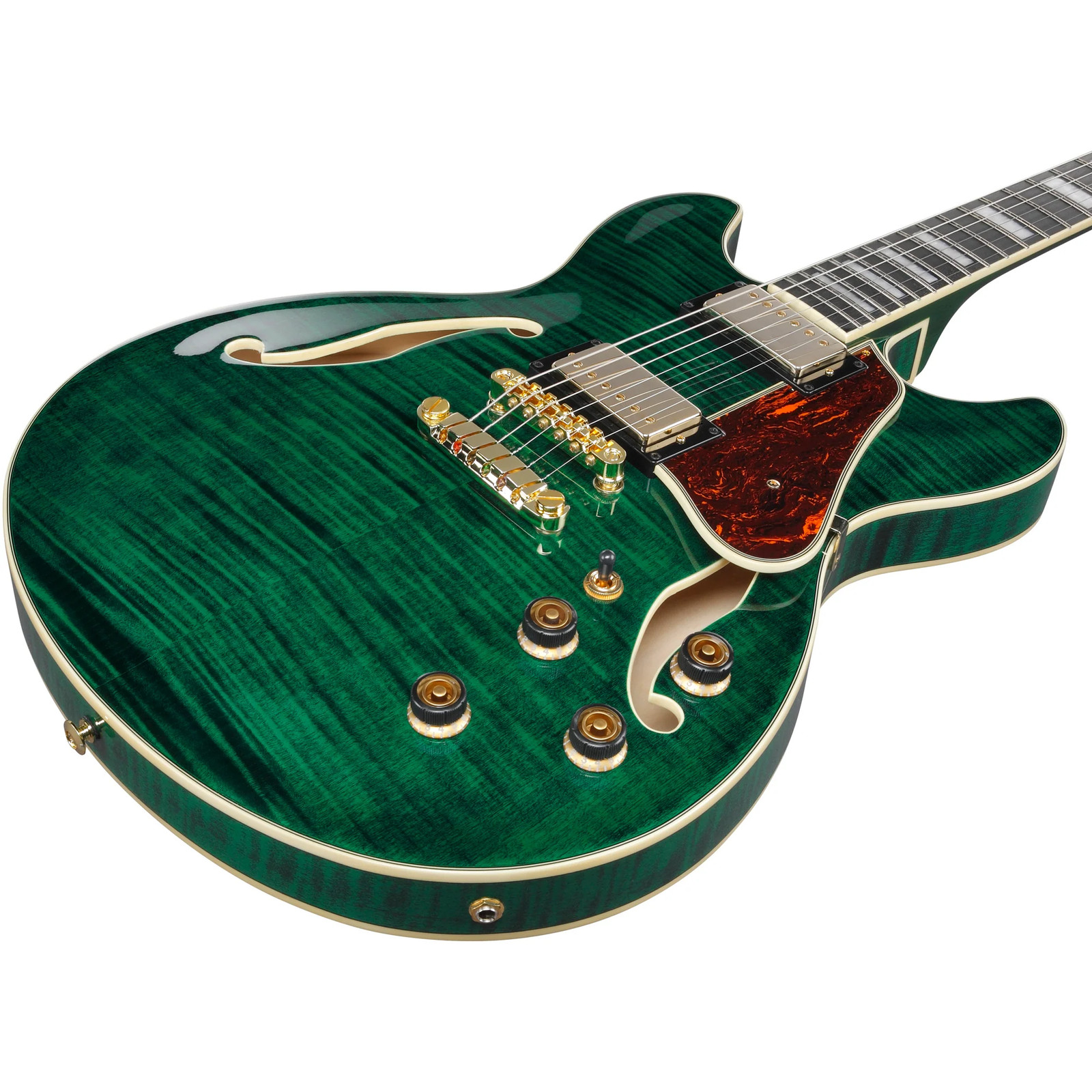 Ibanez AS93FM Artcore Expressionist Electric Guitar – Transparent Moss Green