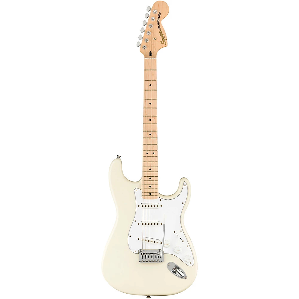 Squier Affinity Series Stratocaster Maple Fingerboard Guitar Olympic White