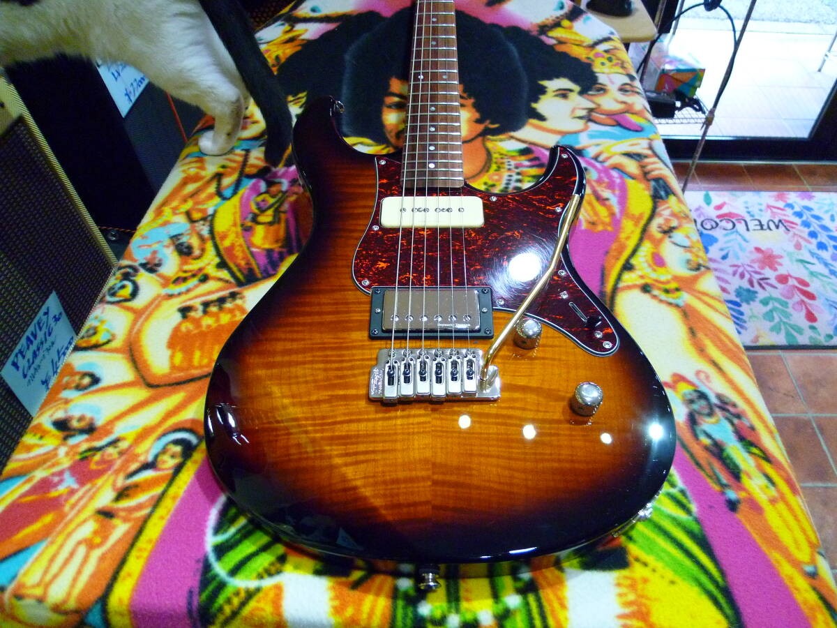 Electric Guitar Yamaha Pacifica 611VFM 2022 Tobacco Brown Sunburst FM Indonesia