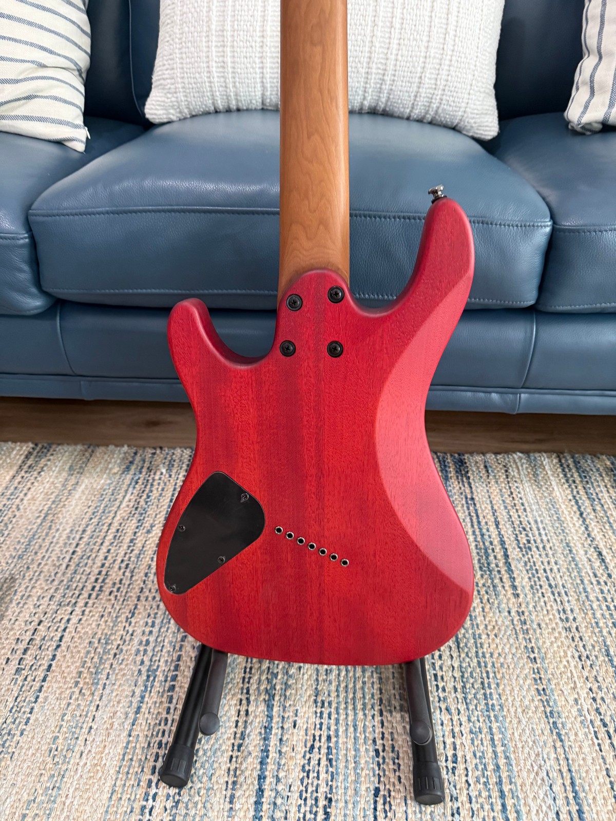 KX Series Multi-Scale 7-String Electric Guitar, Open Open Pore Mahogany